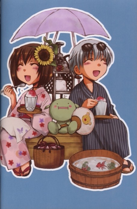 youko, ichinomiya kantarou, and muu-chan (tactics) drawn by kinoshita_sakura