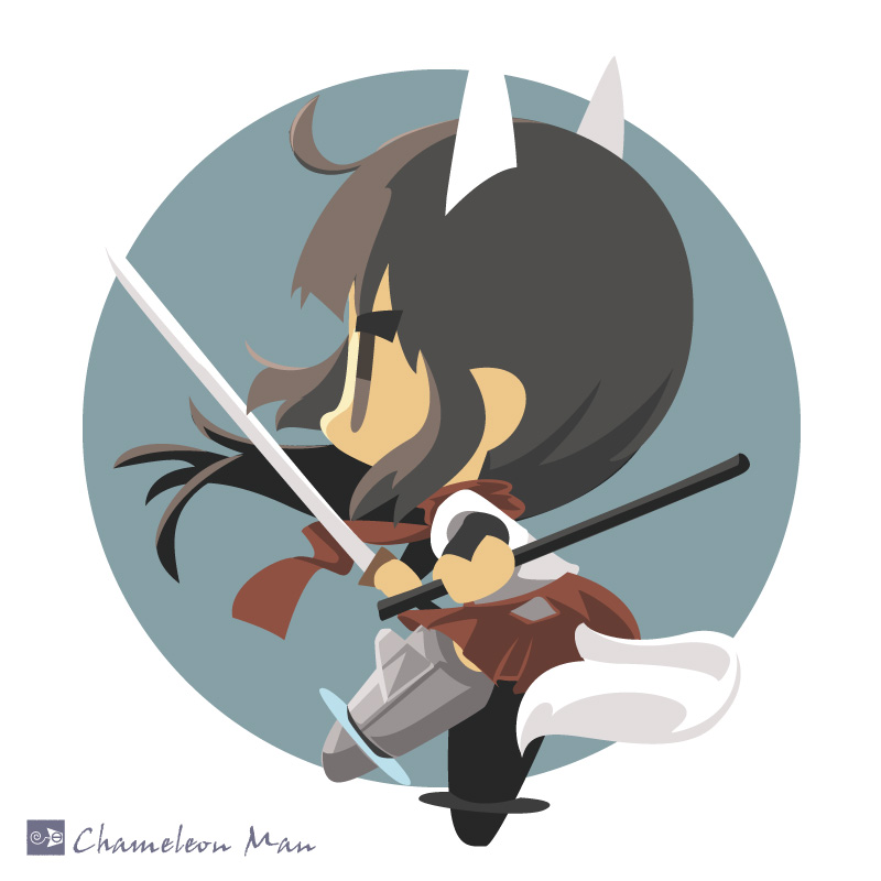 anabuki tomoko (world witches series and 1 more) drawn by chameleon_man_(three)