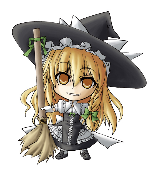 kirisame marisa (touhou and 1 more) drawn by elehime
