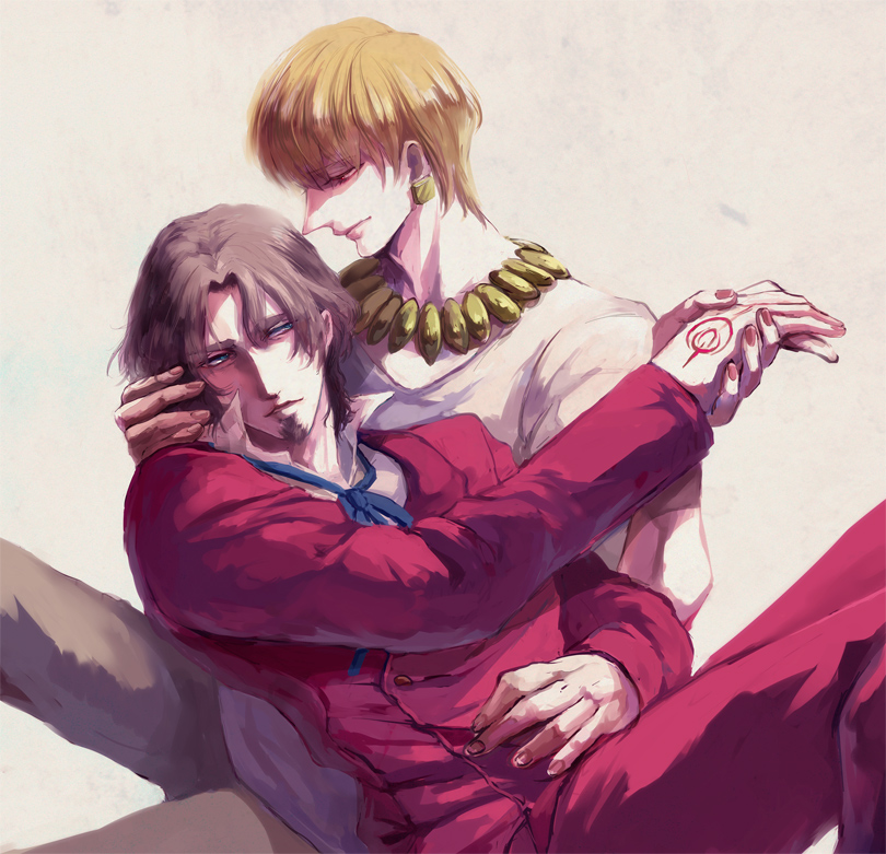 tohsaka tokiomi and gilgamesh (fate and 1 more) drawn by lomoco