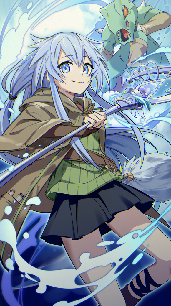 eria, eria the water charmer, and gigobyte (yu-gi-oh!) drawn by senobi_(senoby)