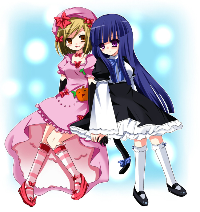 frederica bernkastel and lambdadelta (umineko no naku koro ni) drawn by kino_(alones)