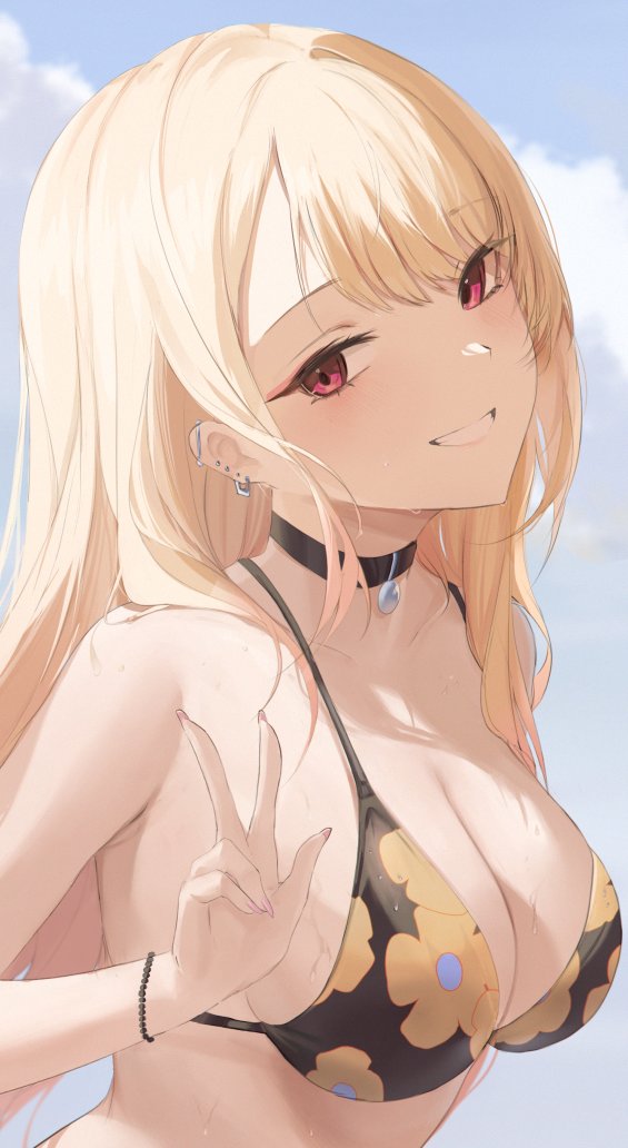 kitagawa marin (sono bisque doll wa koi wo suru) drawn by oni_kanzei