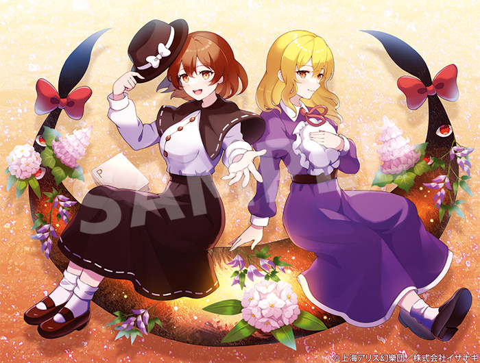 usami renko and maribel hearn (touhou and 1 more) drawn by 60mai