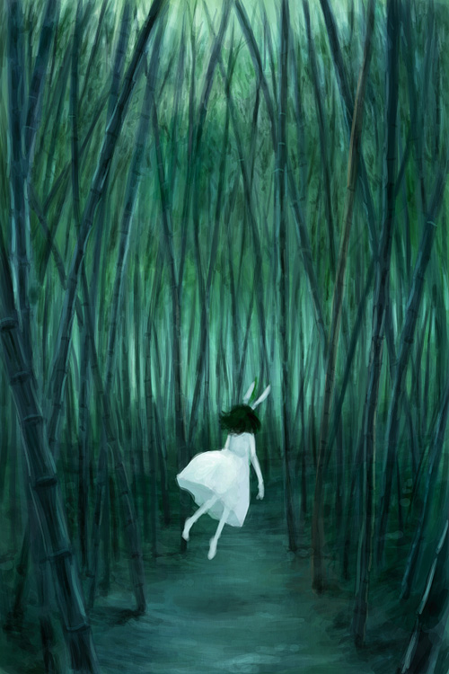 inaba tewi (touhou) drawn by oisin