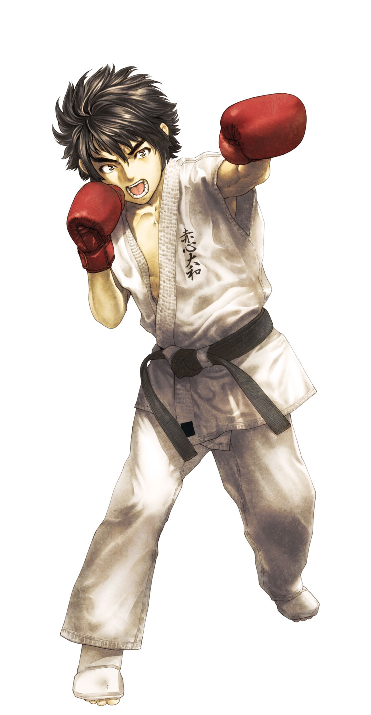 ootsuki takeru (karate shoukoushi kohinata minoru) drawn by baba_yasushi