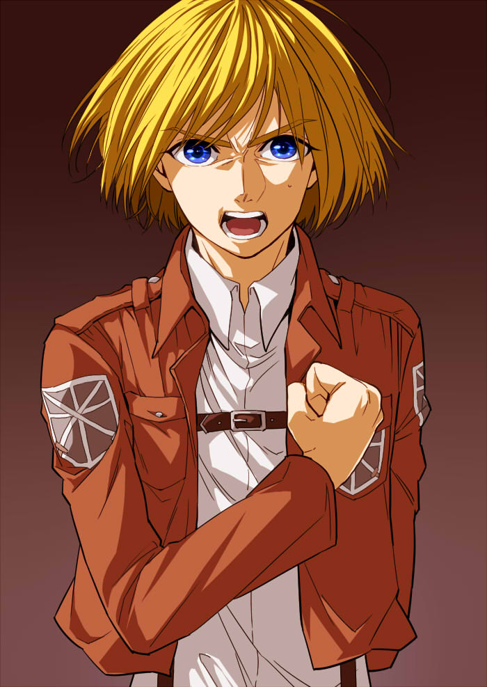 armin arlert (shingeki no kyojin) drawn by yoshitaro_(almendra)