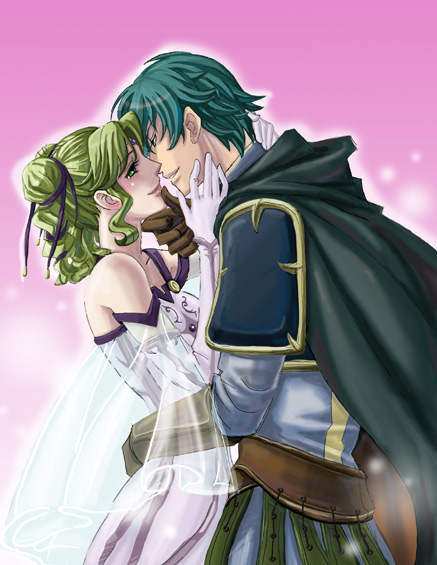 ephraim and l'arachel (fire emblem and 1 more) drawn by aozora_kyuuji