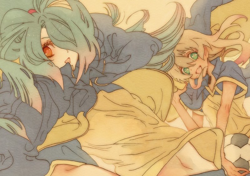 kazemaru ichirouta and miyasaka ryou (inazuma eleven) drawn by tsumi_guilty