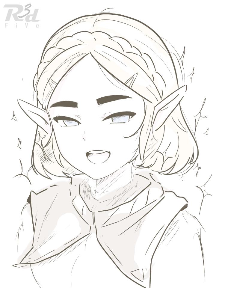 princess zelda (the legend of zelda and 1 more) drawn by r3dfive