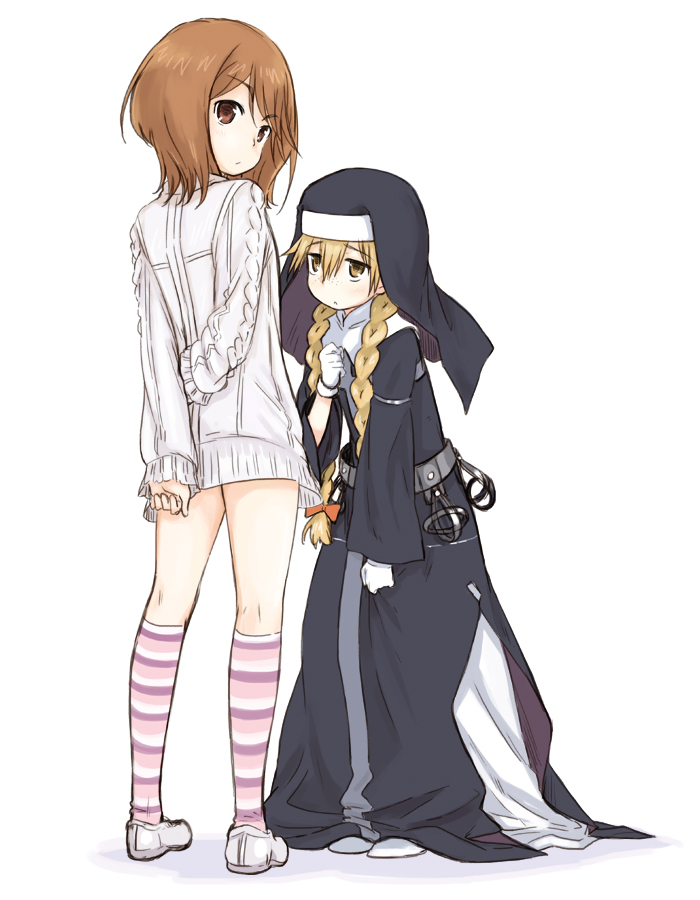 kinuhata saiai and angelene (toaru majutsu no index) drawn by abe_kanari