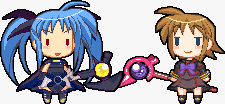 stern the destructor, levi the slasher, luciferion, and vulnificus (lyrical nanoha and 3 more)