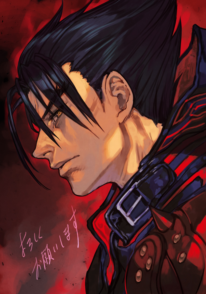 kazama jin (tekken and 1 more) drawn by hungry_clicker