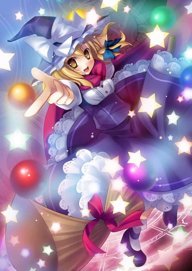 kirisame marisa (touhou and 1 more) drawn by rie_(reverie)