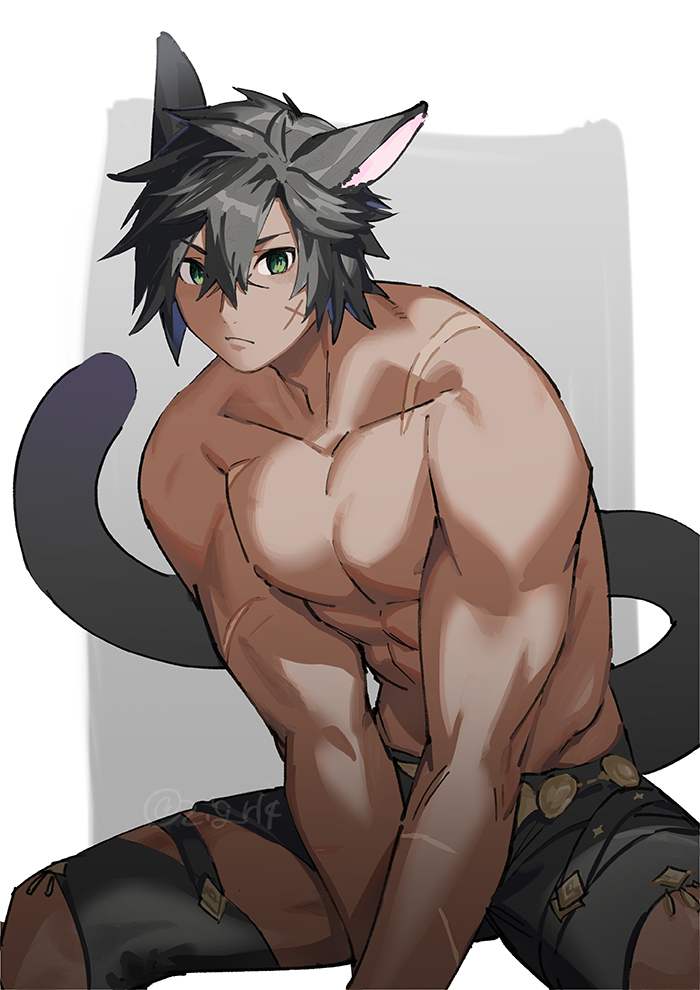 warrior of light (final fantasy and 1 more) drawn by mn_(zig_r14)