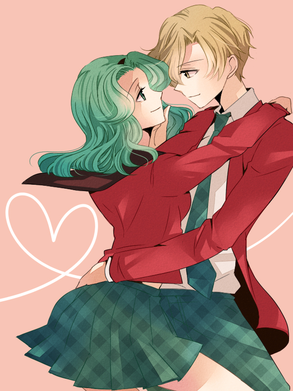 ten'ou haruka and kaiou michiru (bishoujo senshi sailor moon and 1 more) drawn by rinko_(41r)