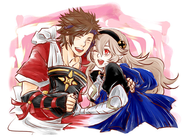 female corrin and shiro (fire emblem and 1 more) drawn by insarability