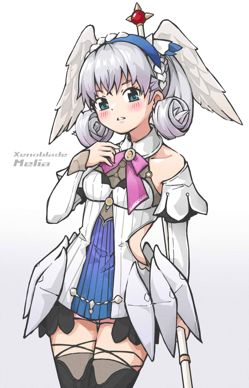 melia antiqua (xenoblade chronicles and 2 more) drawn by yeh
