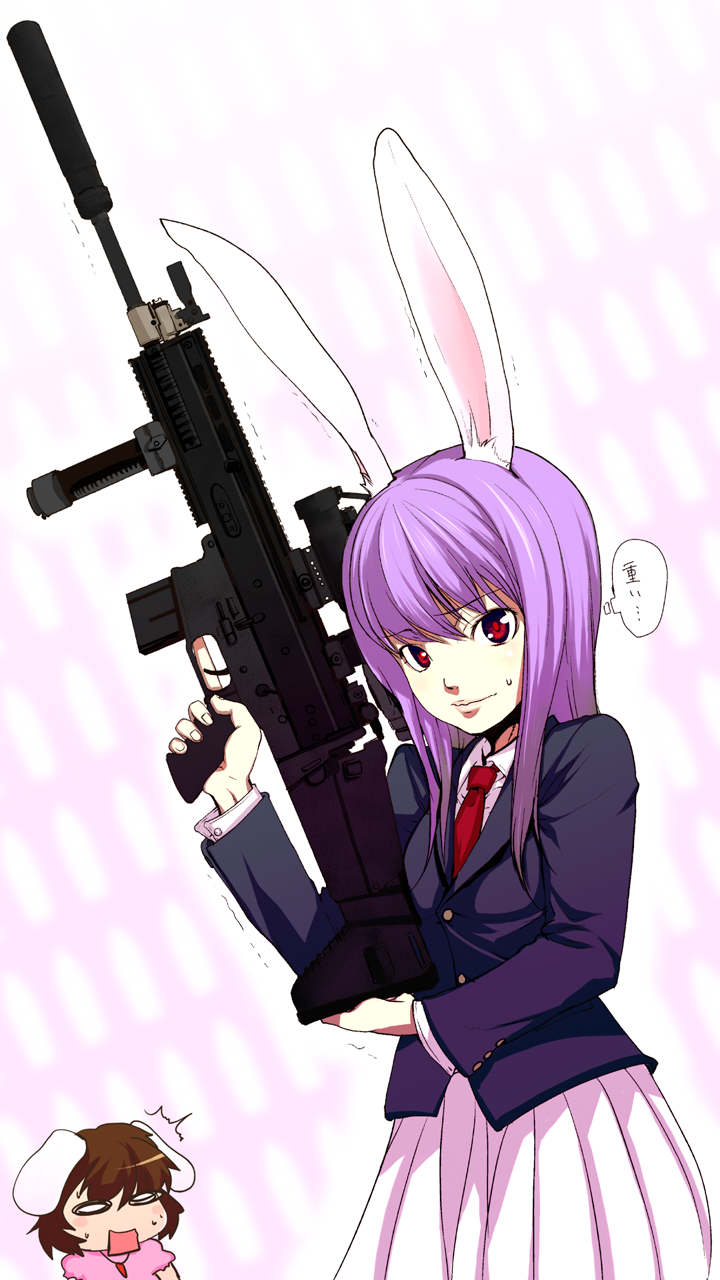 reisen udongein inaba and inaba tewi (touhou) drawn by mizu