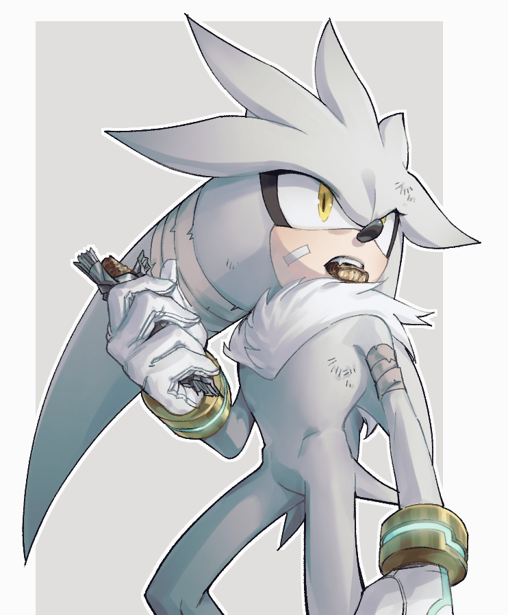 silver the hedgehog (sonic) drawn by roger_525