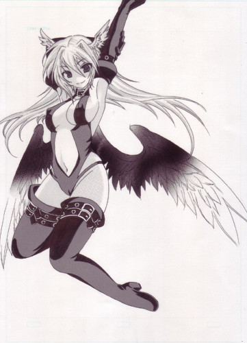 ultima (final fantasy and 1 more) drawn by hal_(goshujinomocha)