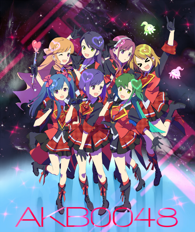watanabe mayu, takahashi minami, ooshima yuuko, kashiwagi yuki, maeda atsuko, and 2 more (akb0048) drawn by 01_0219