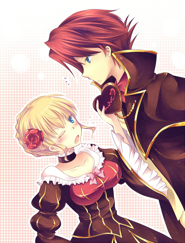 beatrice and ushiromiya battler (umineko no naku koro ni) drawn by murasakio