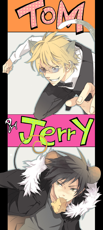 orihara izaya and heiwajima shizuo (durarara!! and 1 more) drawn by nechi774