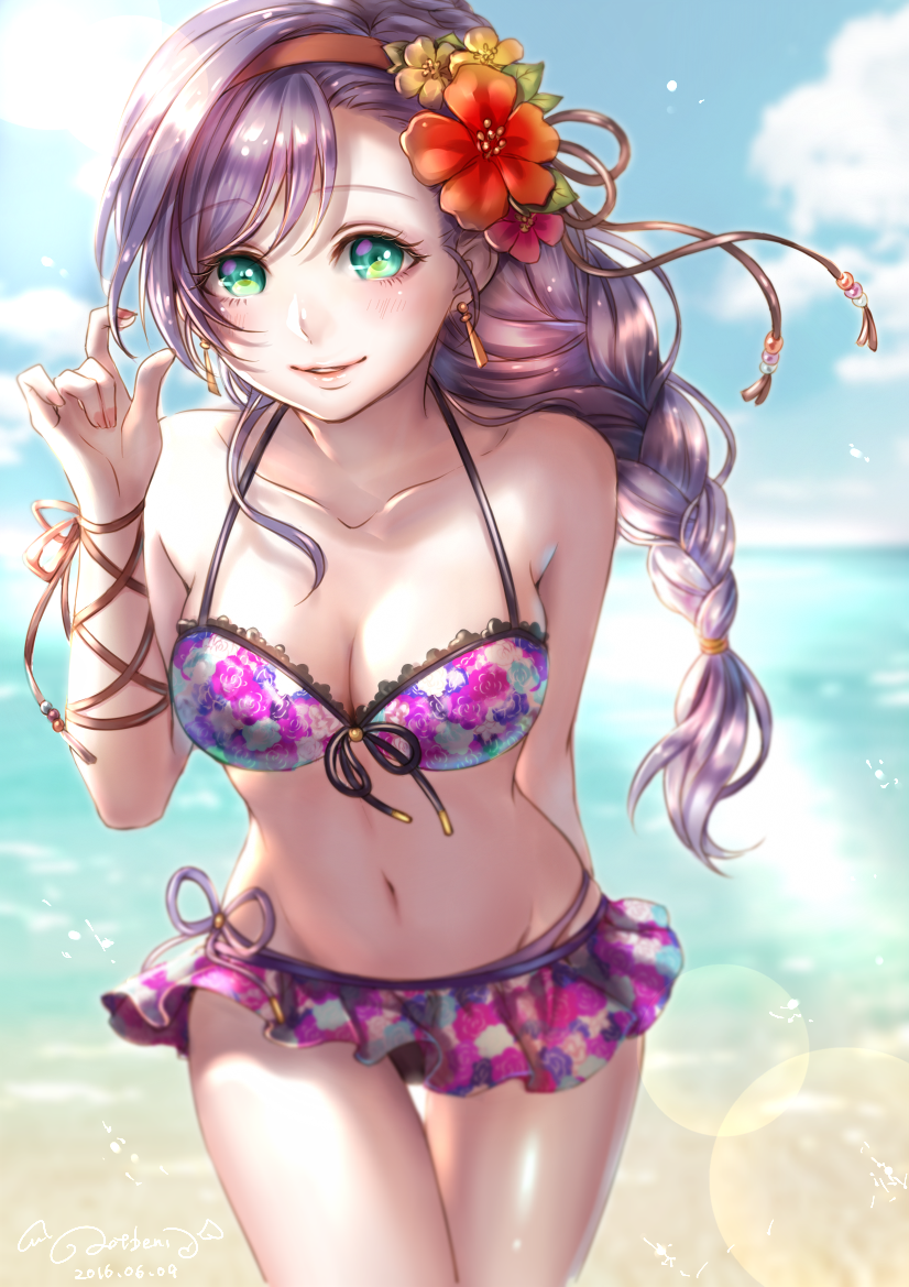 tojo nozomi (love live! and 1 more) drawn by ao+beni