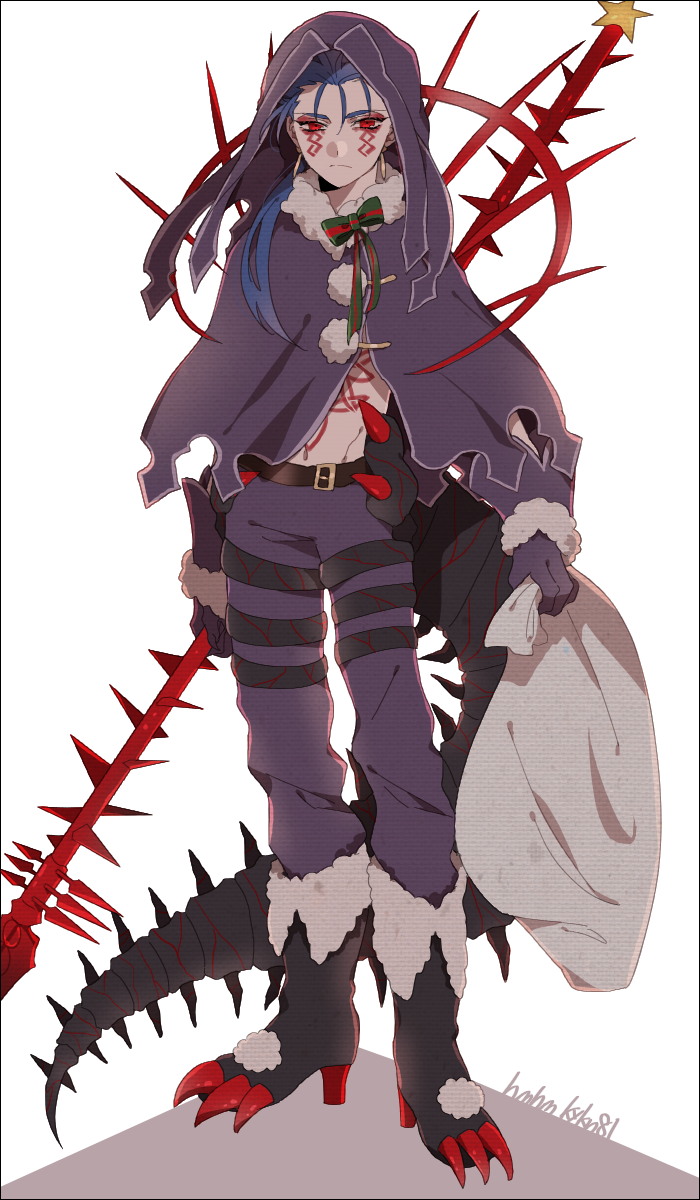 cu chulainn and cu chulainn alter (fate and 1 more) drawn by namahamu_(hmhm_81)