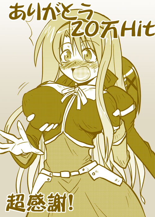 yagami hayate and carim gracia (lyrical nanoha and 1 more) drawn by mitsurugi_tsurugi