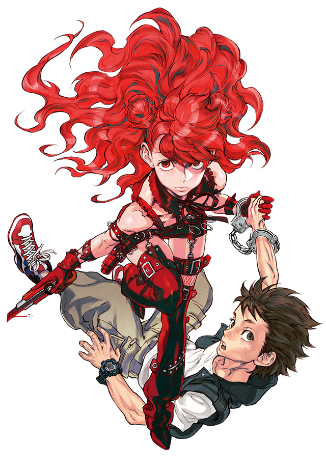 mizukura risuka and kugi kizutaka (shin honkaku mahou shoujo risuka) drawn by nishimura_kinu