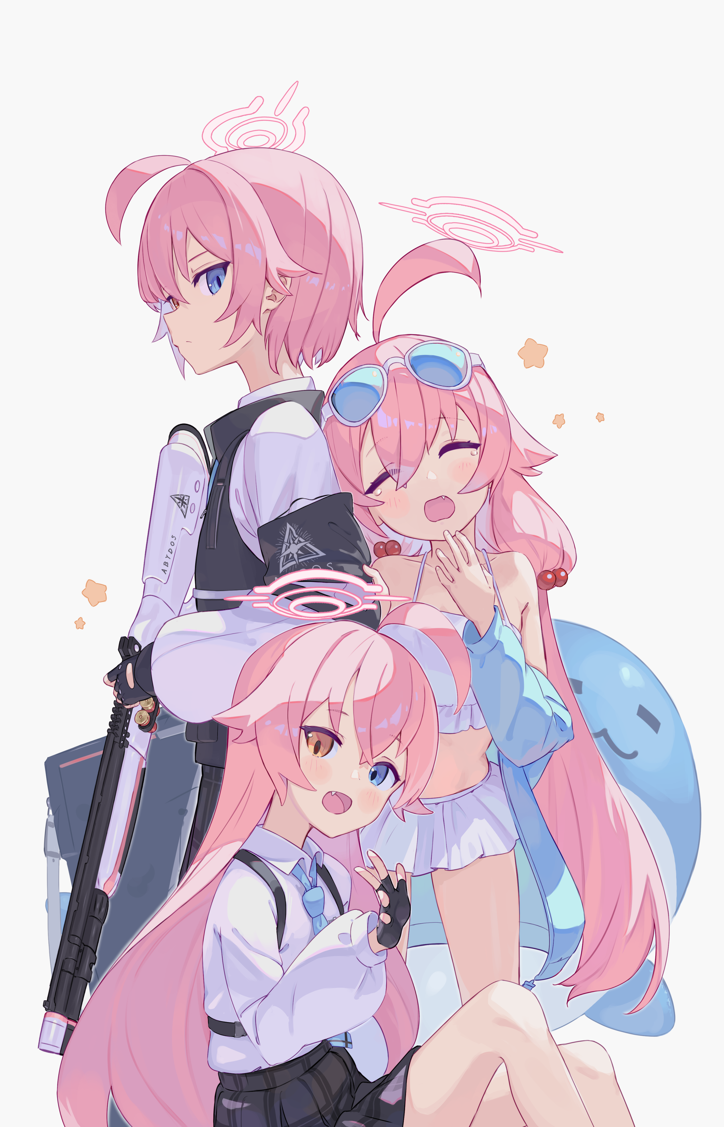 hoshino, hoshino, and hoshino (blue archive) drawn by uito_yzwa | Danbooru