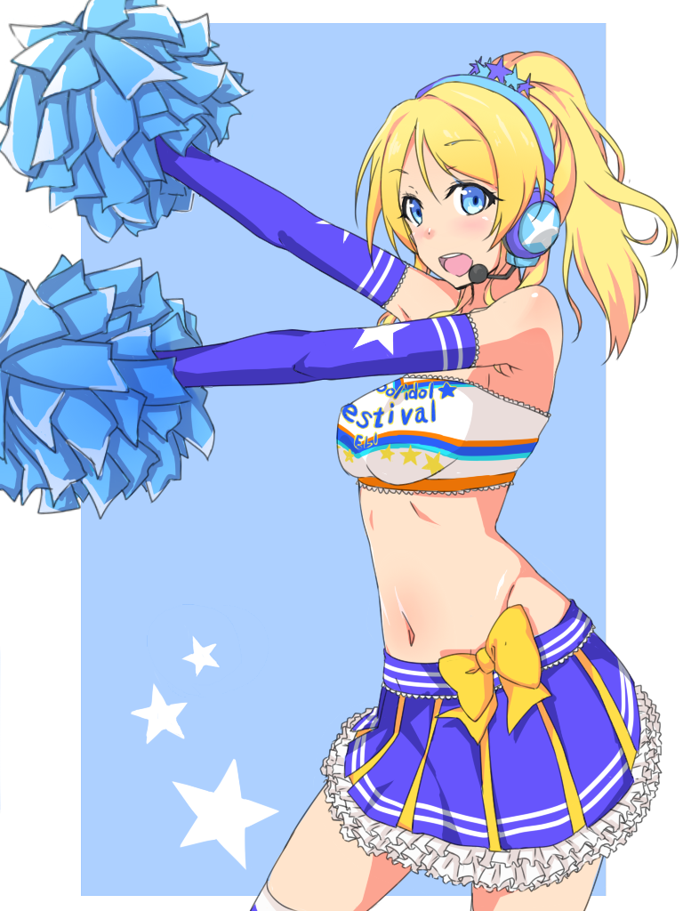 ayase eli (love live! and 2 more) drawn by kokuto_adk