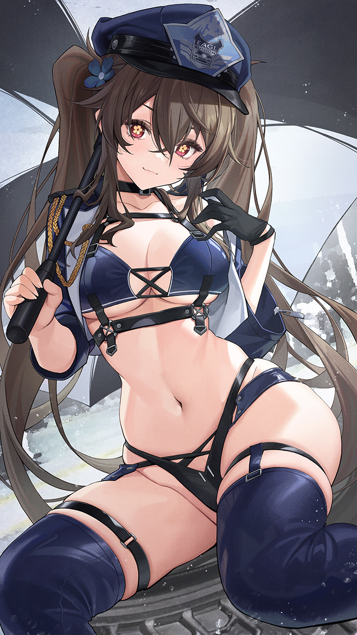 hu tao and baltimore (genshin impact and 1 more) drawn by catsmoon
