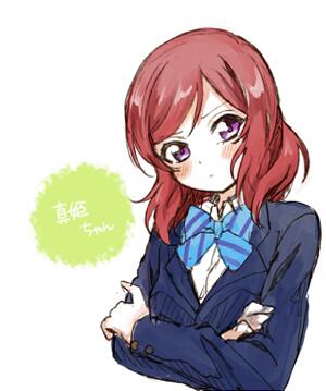 nishikino maki (love live! and 1 more) drawn by akakokko