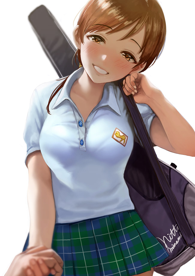 nitta minami (idolmaster and 1 more) drawn by hamedoragon