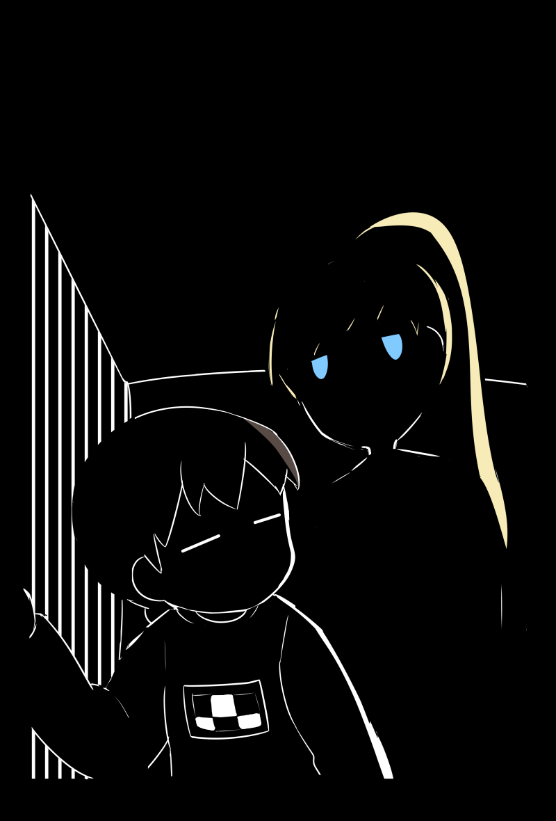 madotsuki and poniko (yume nikki) drawn by kasugai_(de-tteiu)