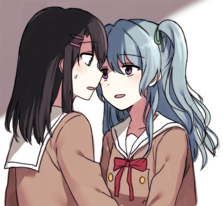 okusawa misaki and matsubara kanon (bang dream!) drawn by lix_(kuzwell)