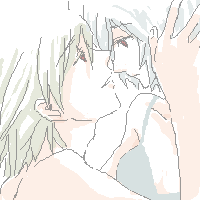 ayanami rei and nagisa kaworu (neon genesis evangelion) drawn by lrk