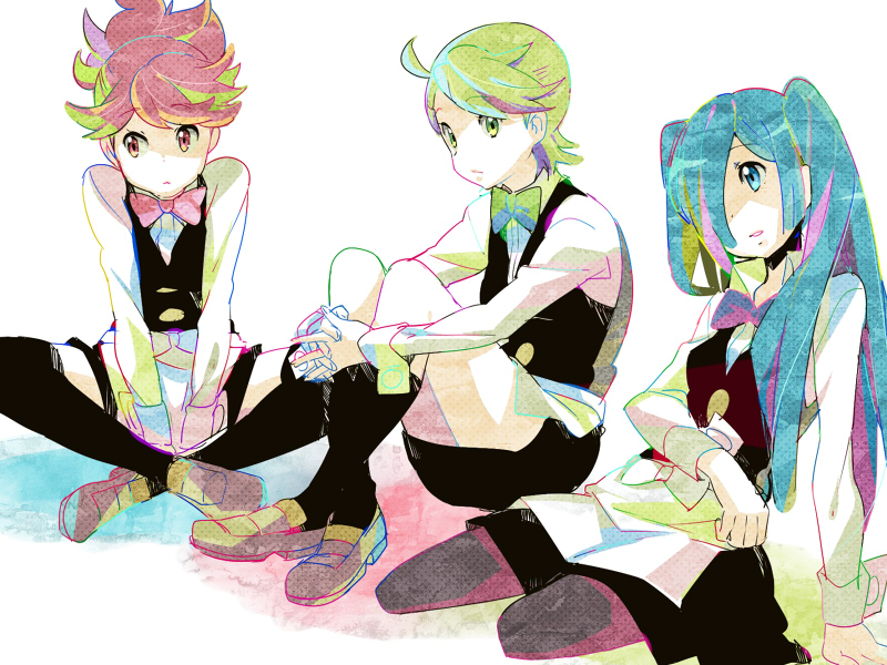 cilan, cress, and chili (pokemon and 1 more) drawn by shuri_(84k)