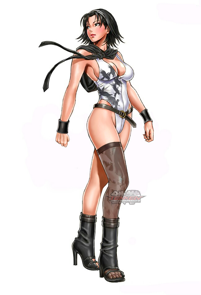 kazama jun (tekken and 1 more) drawn by yamashita_shun'ya