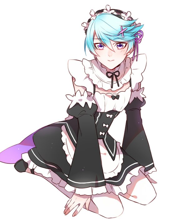 rem and mikleo (re:zero kara hajimeru isekai seikatsu and 2 more) drawn by ak_(kadokawa)