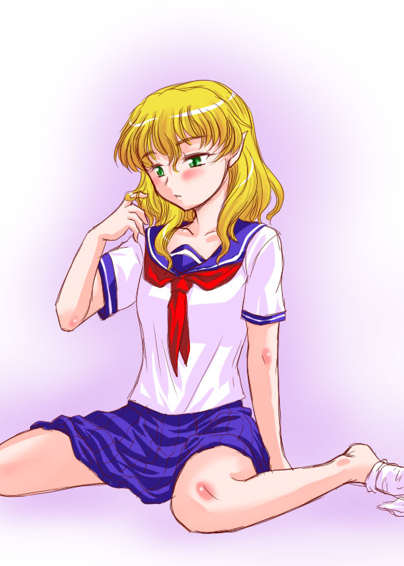 mizuhashi parsee (touhou) drawn by kisaragi_ryou_(sougetsu-tei)