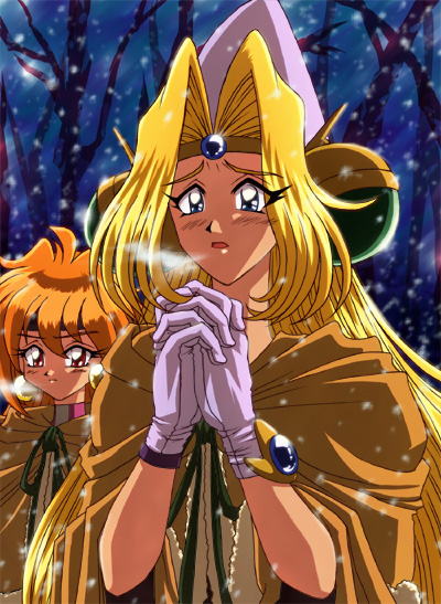 lina inverse and filia ul copt (slayers and 1 more) drawn by norie