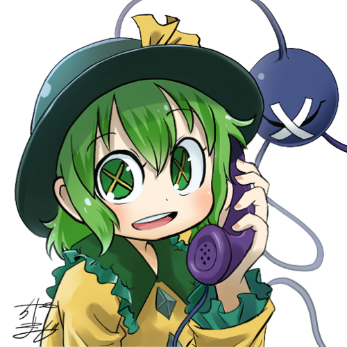 komeiji koishi and mary-san (touhou and 1 more) drawn by chamaji