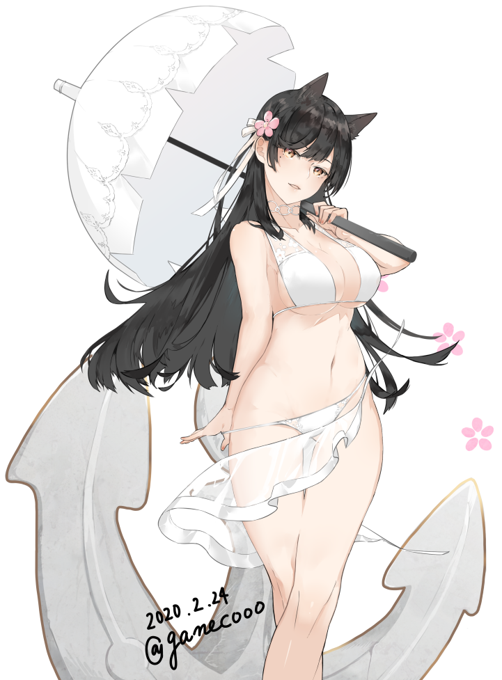 atago (azur lane) drawn by neko_(ganecooo)