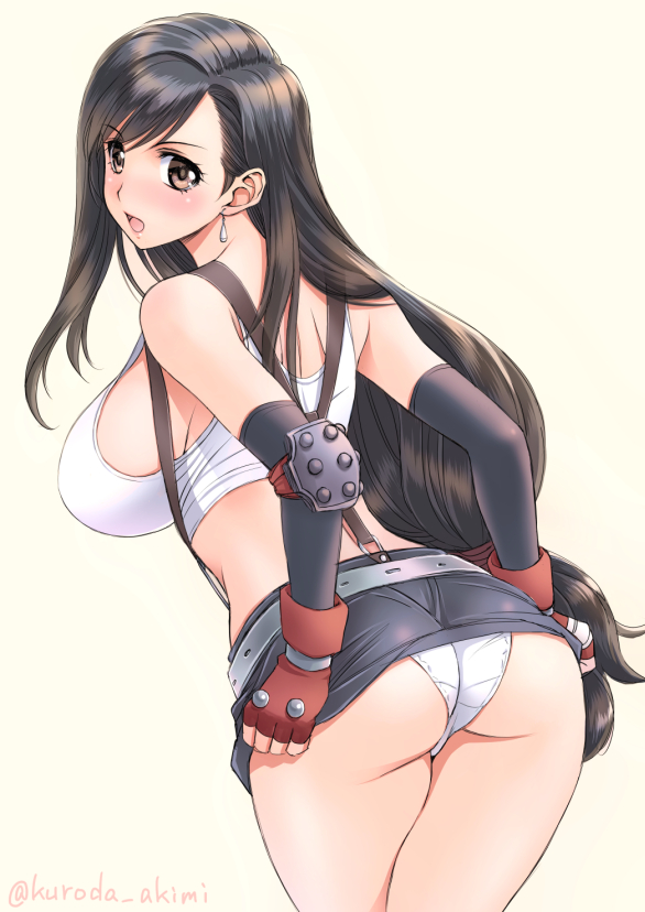 tifa lockhart (final fantasy and 1 more) drawn by kuroda_akimi