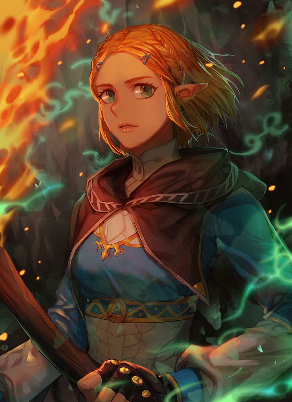 Princess Zelda The Legend Of Zelda And 2 More Drawn By Ed Chibied Danbooru