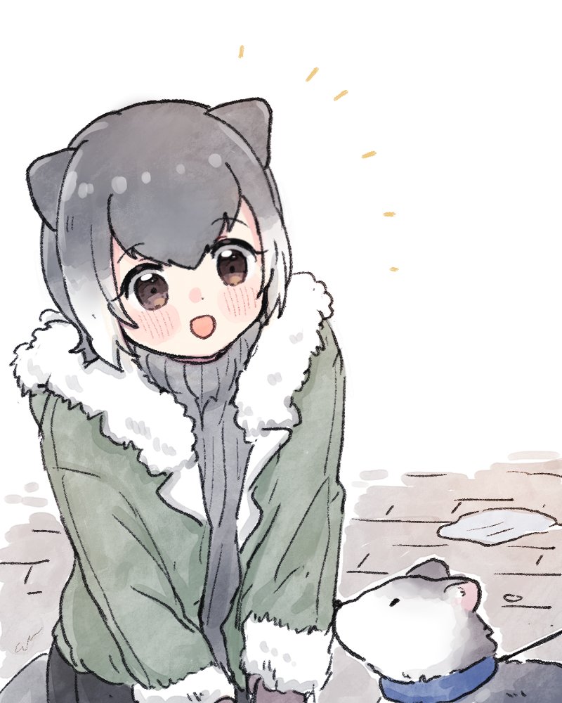 small-clawed otter (kemono friends) drawn by san_sami